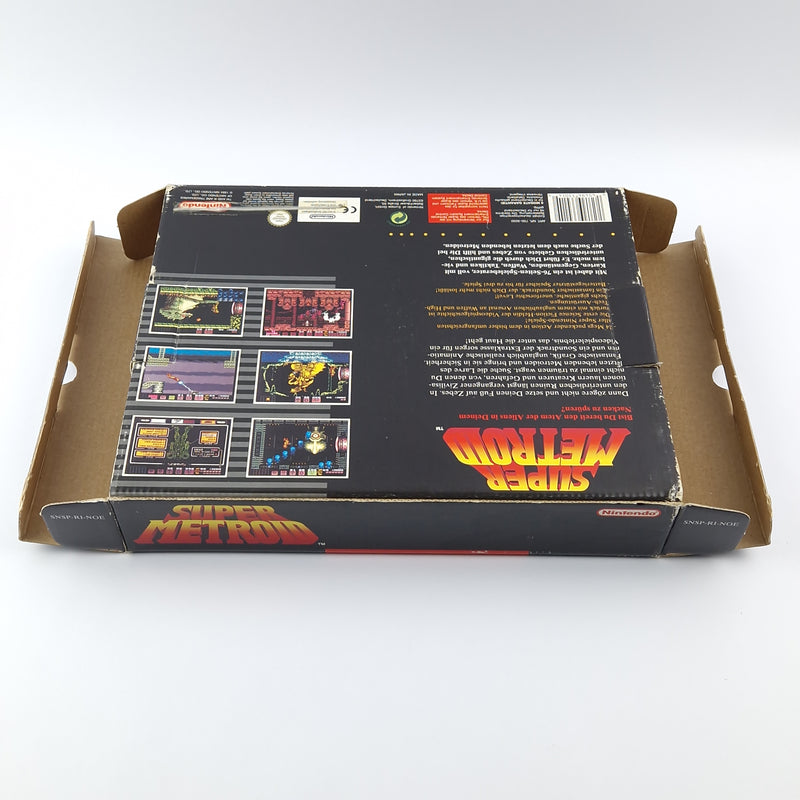 Super Nintendo Spiel : Super Metroid - OVP Anleitung Modul | SNES Big Box PAL