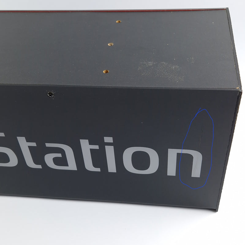 Sony Playstation 1 Leuchtreklame - PS1 PsOne Kiosk Sign Display Aufsteller