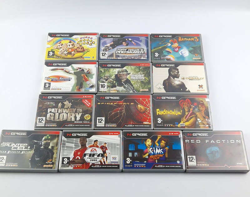Nokia N Gage Konvolut mit 13 Spielen, 2 Konsolen - Defekt / Ungetestet