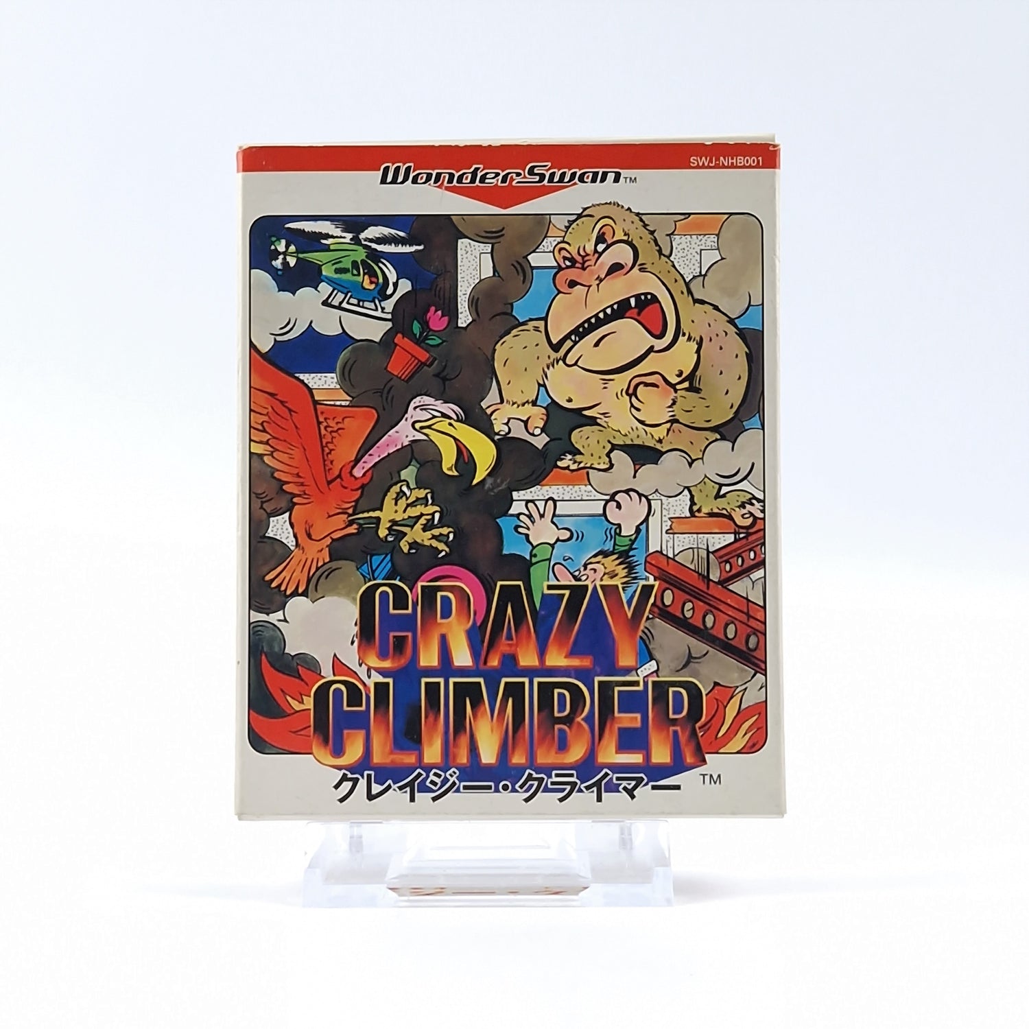 Wonderswan Spiel : Crazy Climber - OVP Anleitung Cartridge - Wonder Swan JAPAN