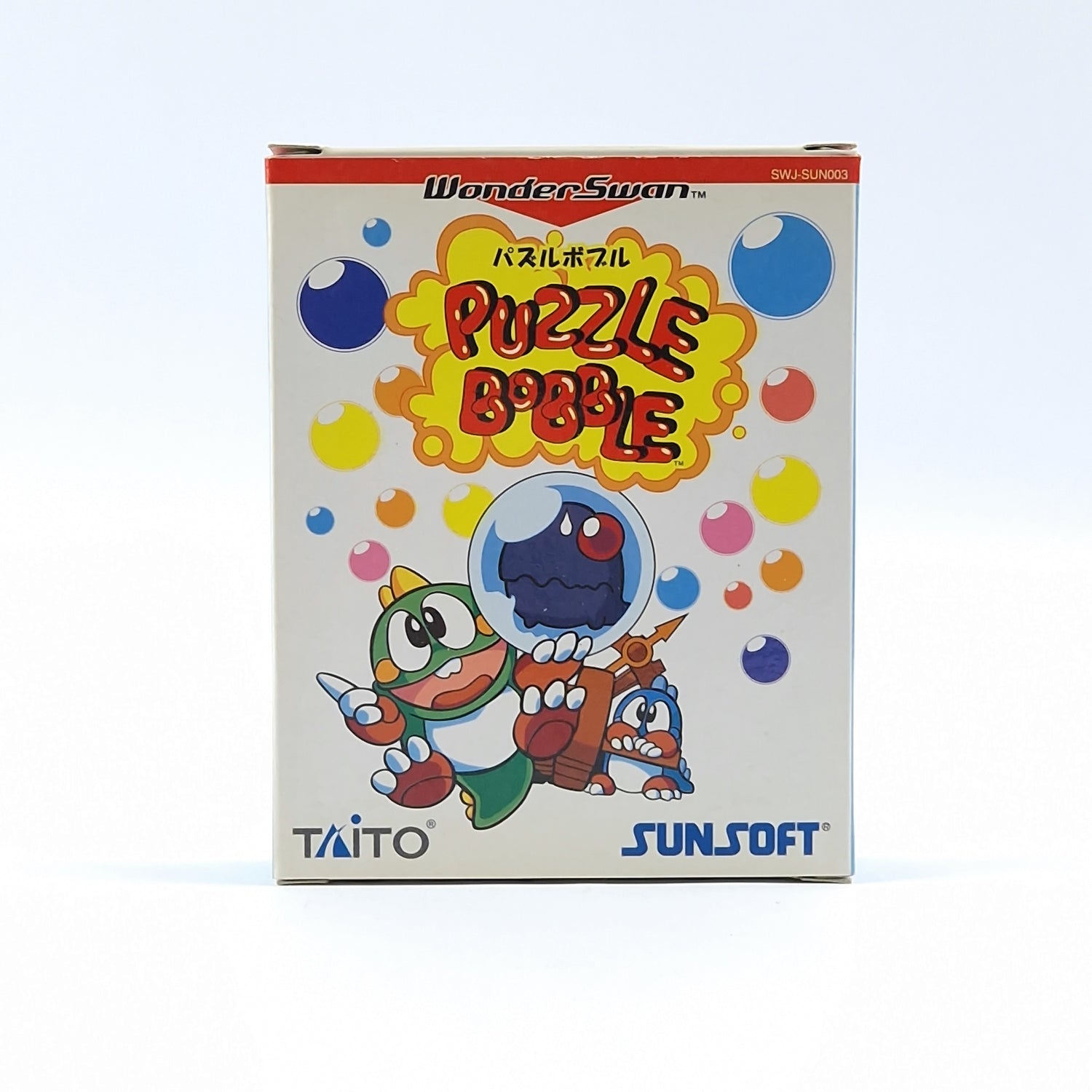 Wonderswan Spiel : Puzzle Bobble - OVP Anleitung Cartridge - Wonder Swan JAPAN