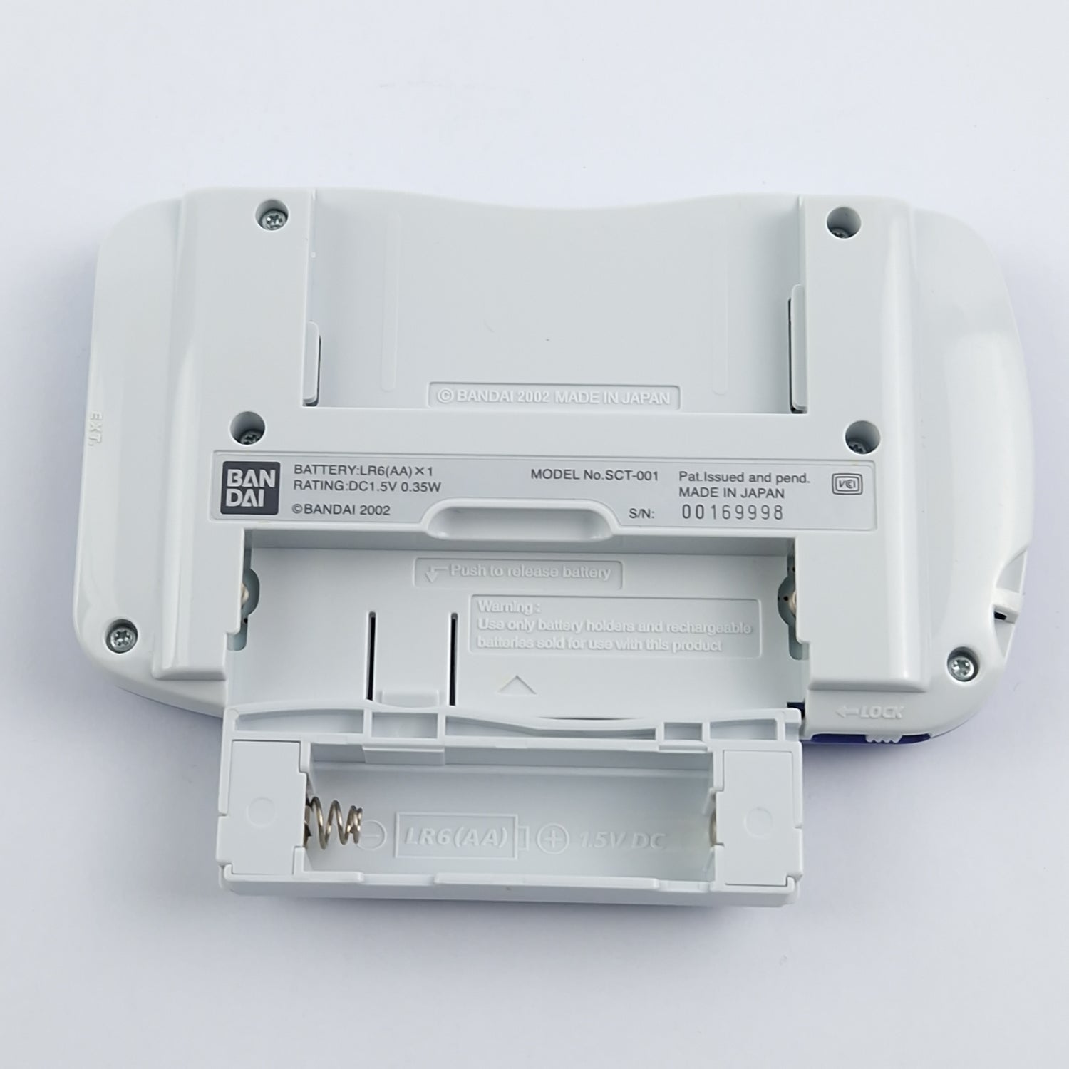 Wonderswan Konsole : SwanCrystal Blau violett - JAPAN Console Bandai OVP