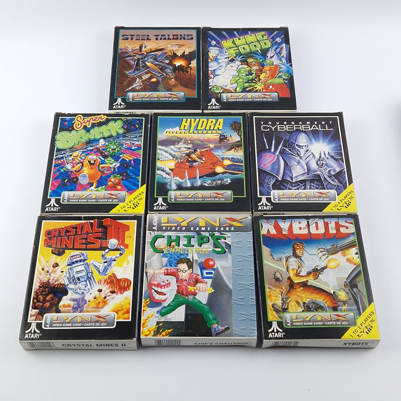 Atari Lynx Konsole mit 8 Spielen in OVP - Teildefekt Konvolut