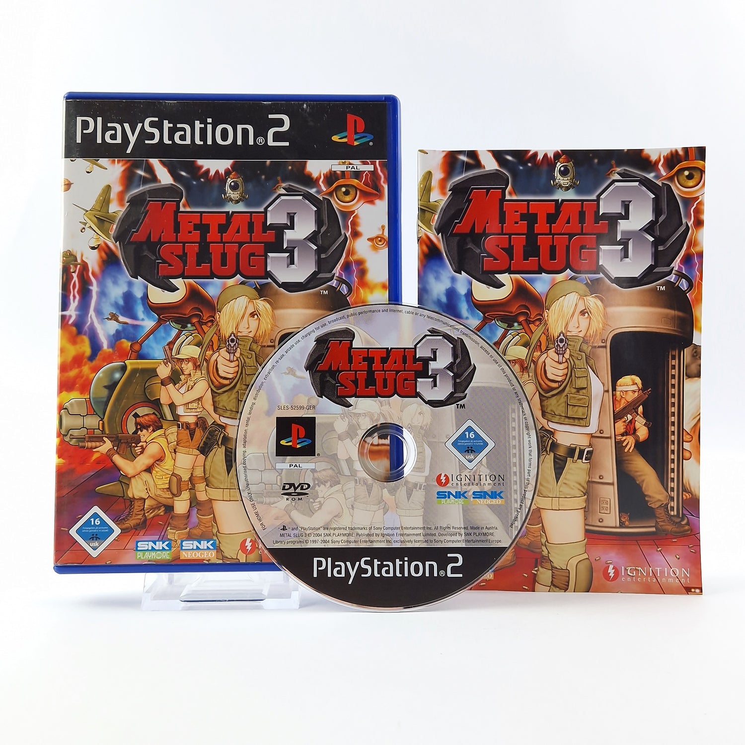 Playstation 2 Spiel : Metal Slug 3 - OVP Anleitung CD | Sony PS2