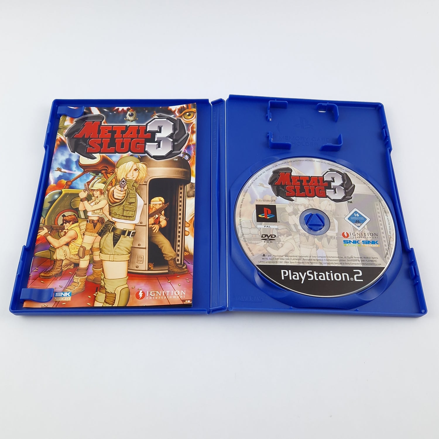 Playstation 2 game: Metal Slug 3 - OVP instructions CD | Sony PS2