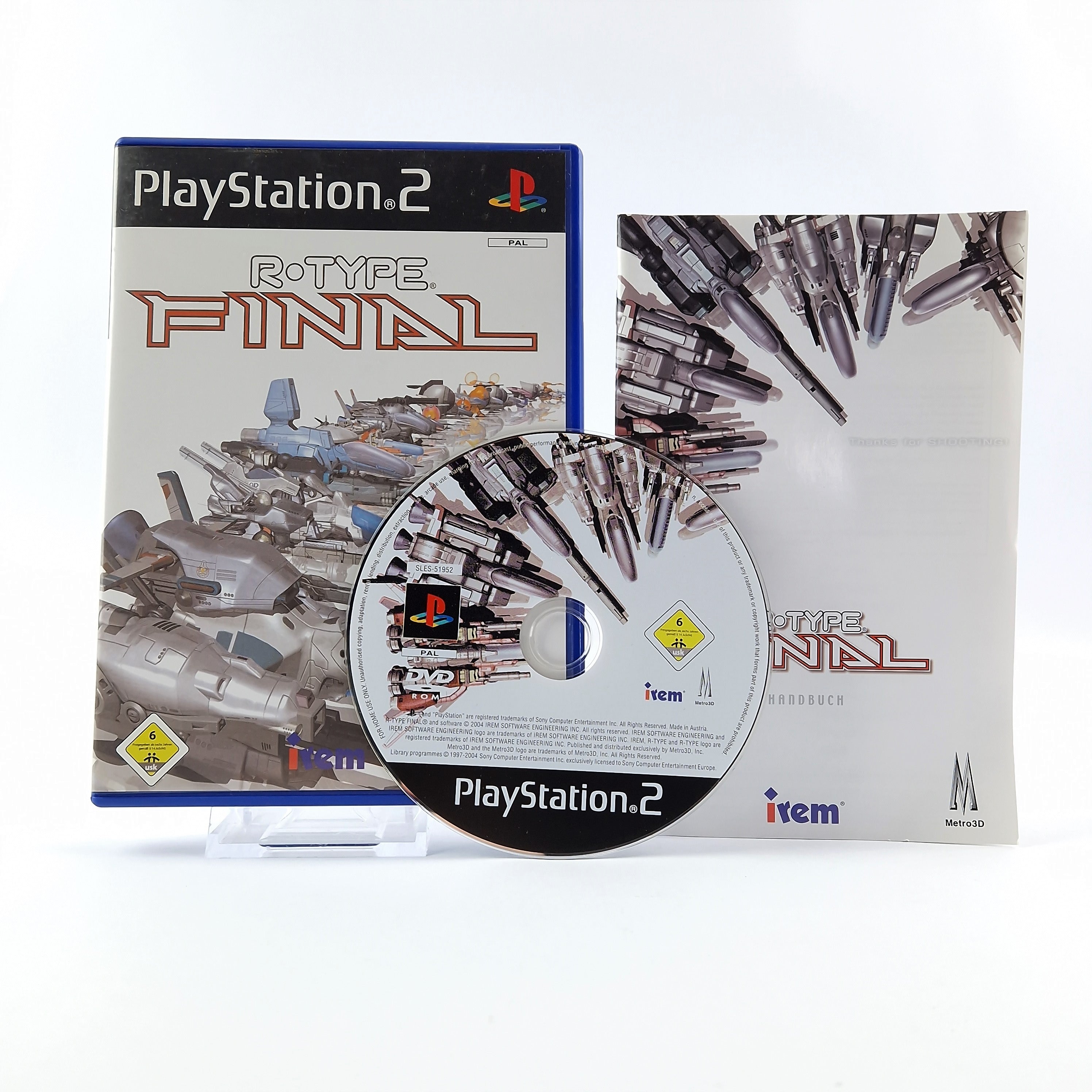 Playstation 2 game: R-Type Final - OVP instructions CD | Sony PS2
