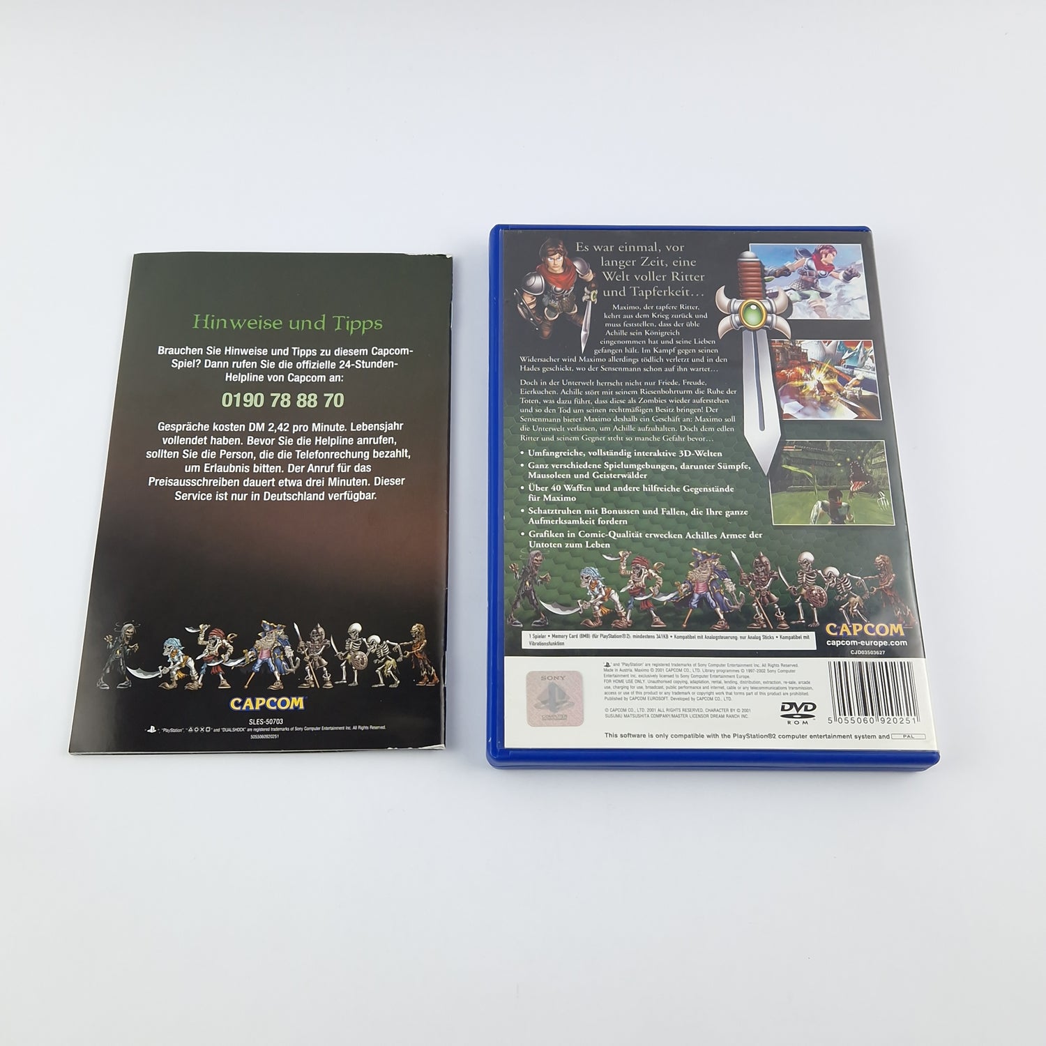 Playstation 2 Spiel : Maximo - OVP Anleitung CD | Sony PS2