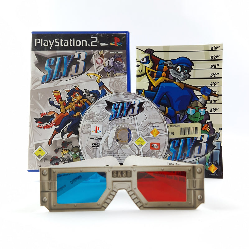 Playstation 2 game: Sly 3 +3D glasses - original packaging instructions CD | Sony PS2