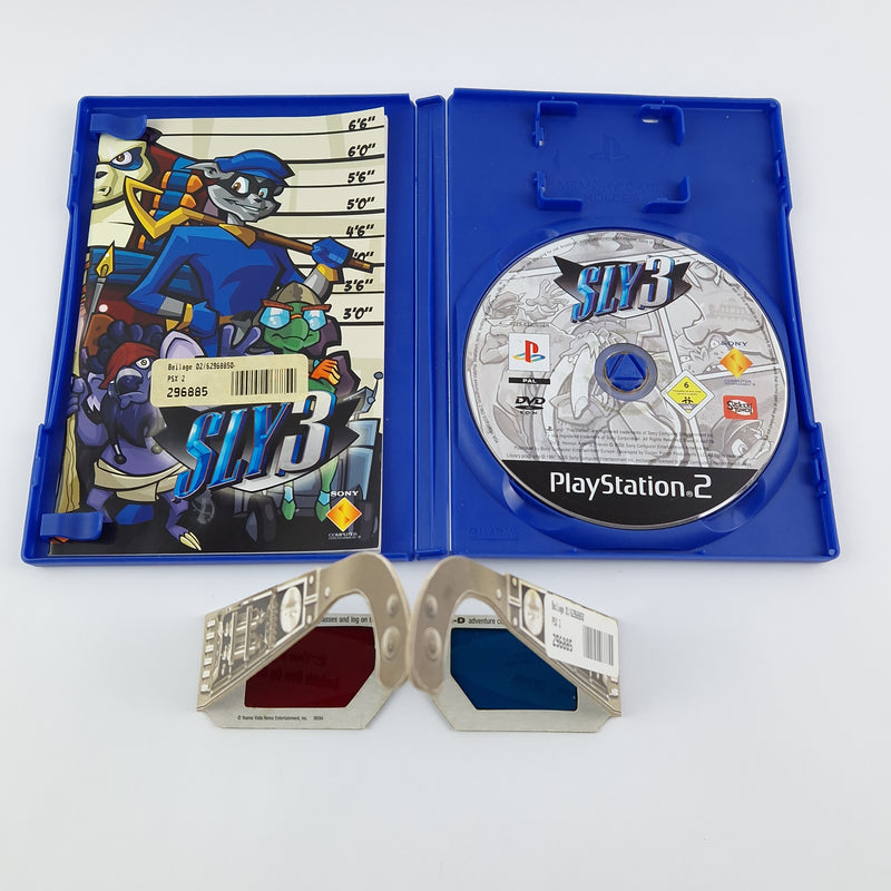 Playstation 2 game: Sly 3 +3D glasses - original packaging instructions CD | Sony PS2