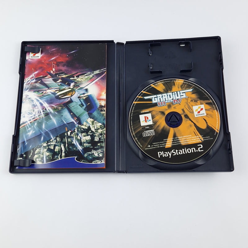Playstation 2 game: Gradius III and IV - OVP instructions CD | Sony PS2 Pal Game