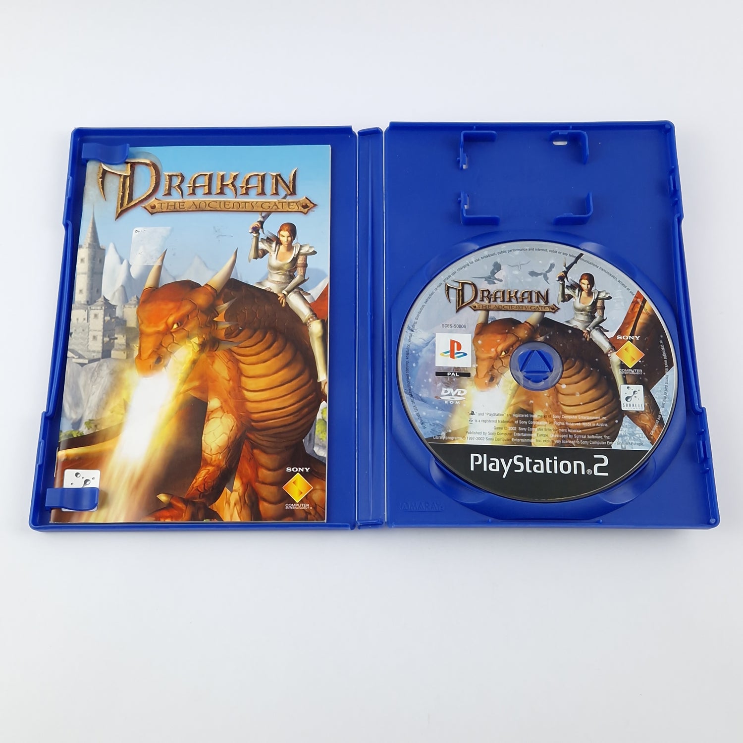 Playstation 2 Game: Drakan The Ancients Gates - OVP Instructions CD | Sony PS2