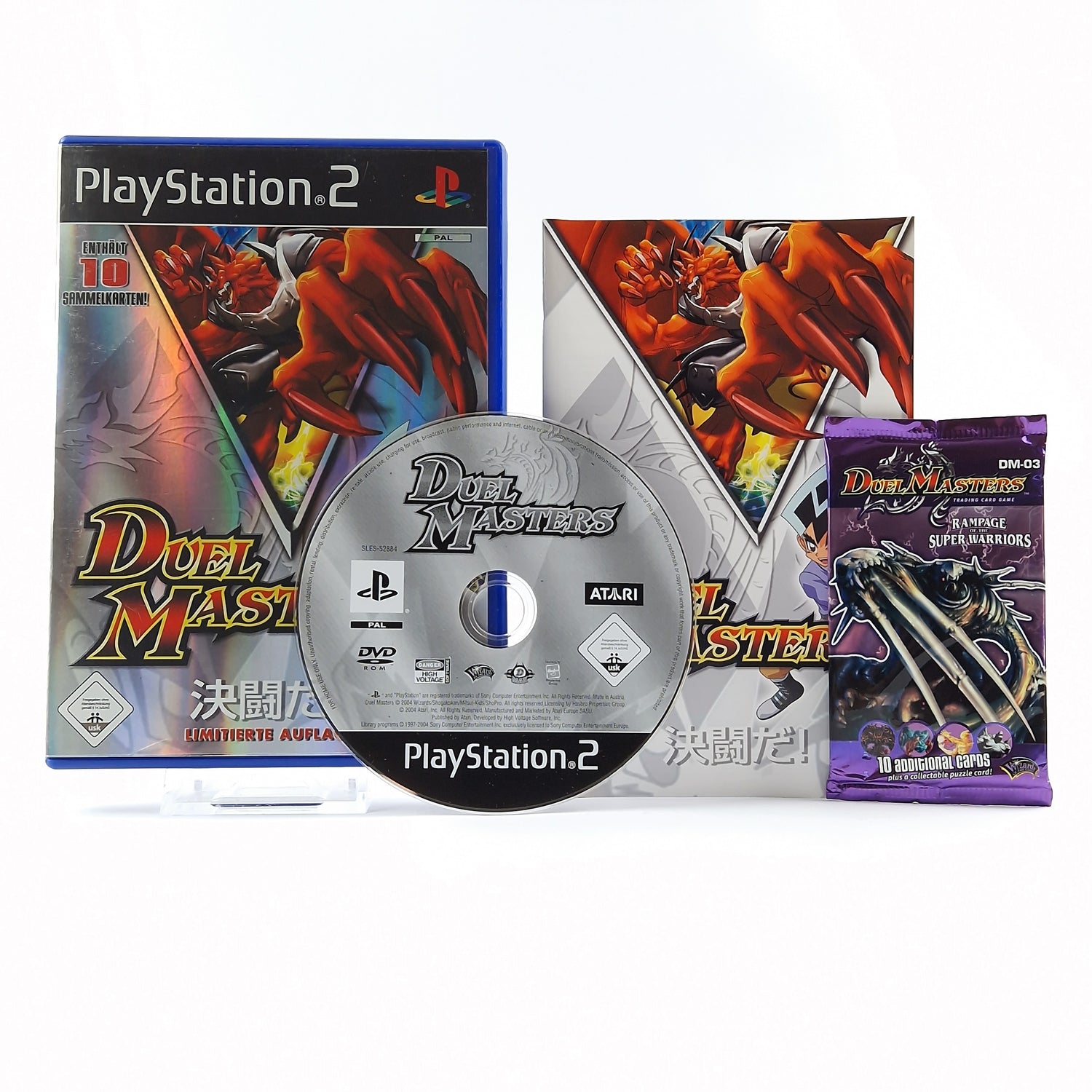 Playstation 2 game: Duel Masters +10 Cards new - OVP instructions CD | Sony PS2