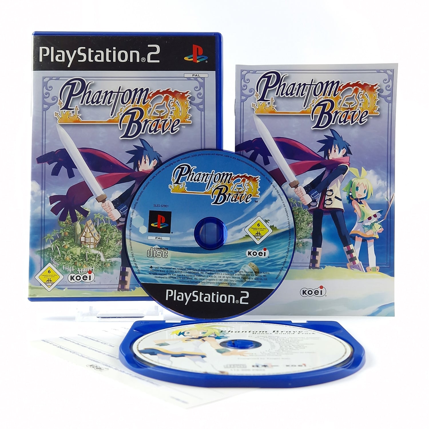 Playstation 2 Spiel : Phantom Brave - OVP Anleitung CD | Sony PS2 PAL