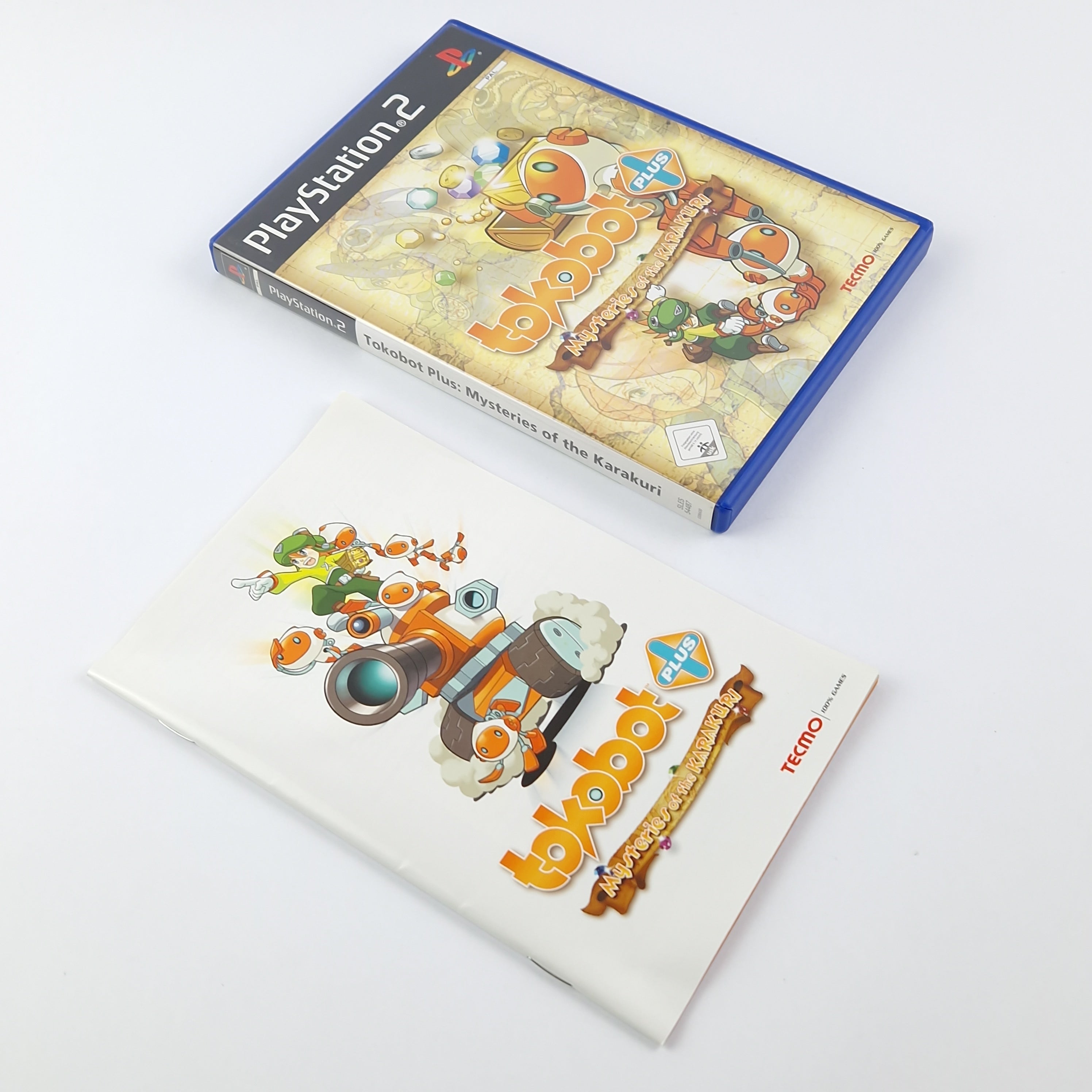 Playstation 2 game: Tokobot Plus Mysteries of the Karakuri - OVP instructions CD