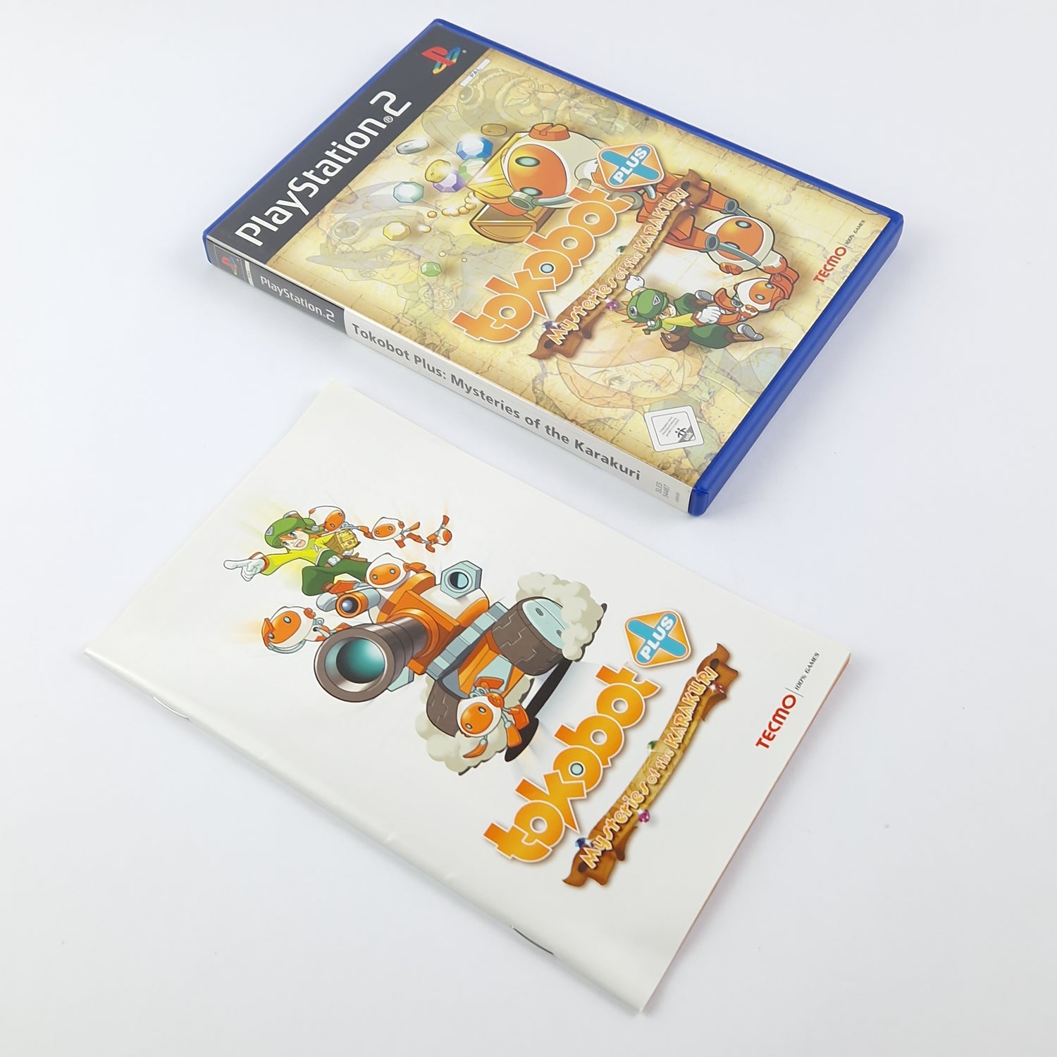Playstation 2 Spiel : Tokobot Plus Mysteries of the Karakuri - OVP Anleitung CD