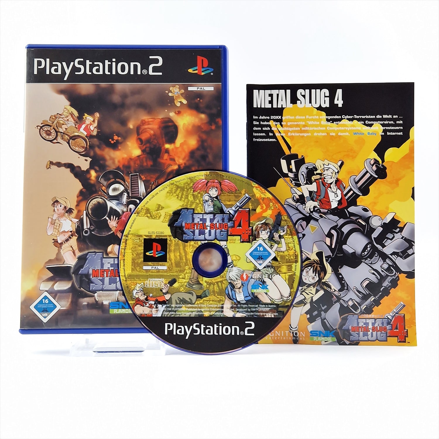 Playstation 2 game: Metal Slug 4 - OVP instructions CD | PS2 PAL game