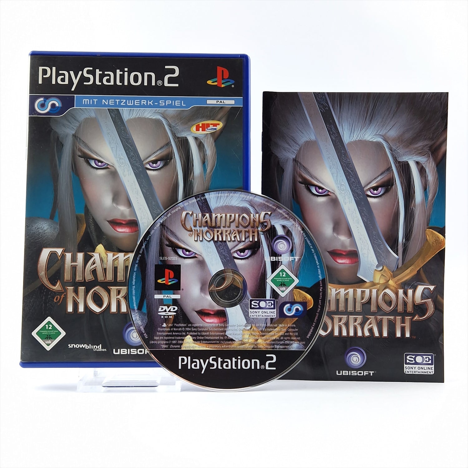 Playstation 2 Spiel : Champions of Norrath - OVP Anleitung CD | PS2 PAL Game
