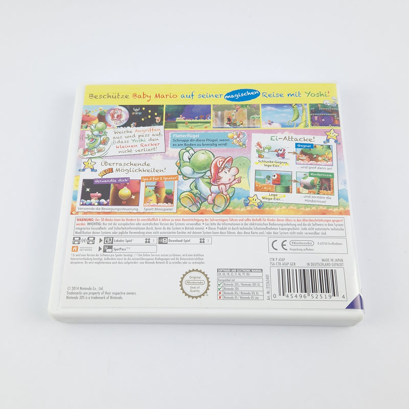 Nintendo 3DS Spiel : Yoshis New island + JAPAN Guide - OVP Anleitung