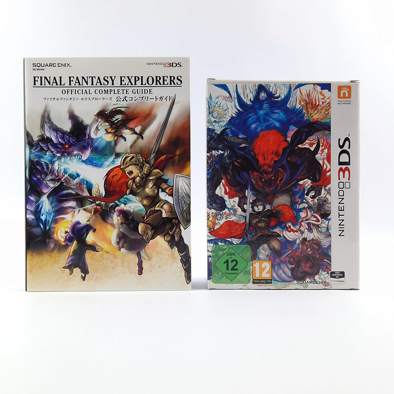 Nintendo 3DS Game : Final Fantasy Explorers Collectors Edition + JAPAN Guide