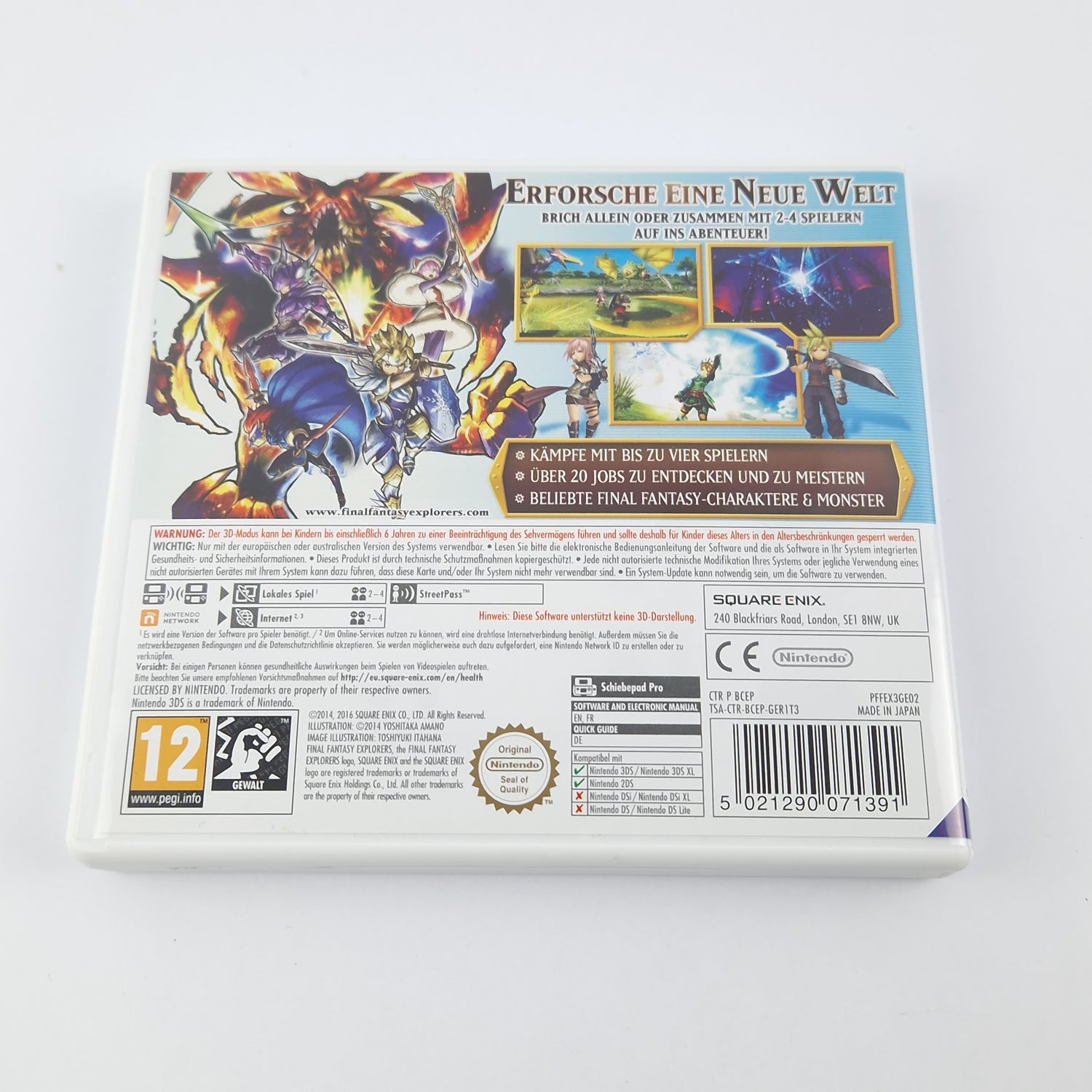 Nintendo 3DS Game : Final Fantasy Explorers Collectors Edition + JAPAN Guide