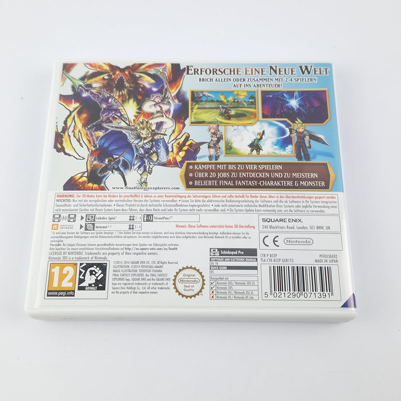 Nintendo 3DS Game : Final Fantasy Explorers Collectors Edition + JAPAN Guide