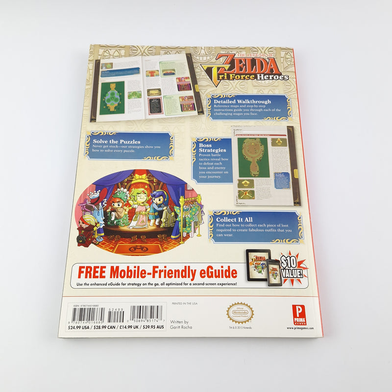 Nintendo 3DS game: Zelda Triforce heroes + Prima official game guide