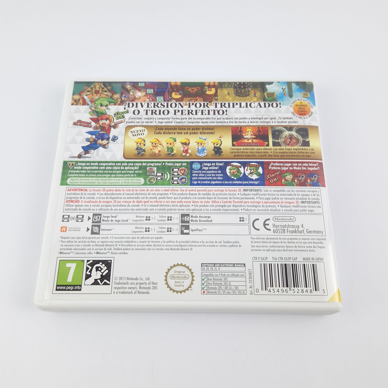 Nintendo 3DS Spiel : Zelda Triforce heroes + Prima official Game Guide