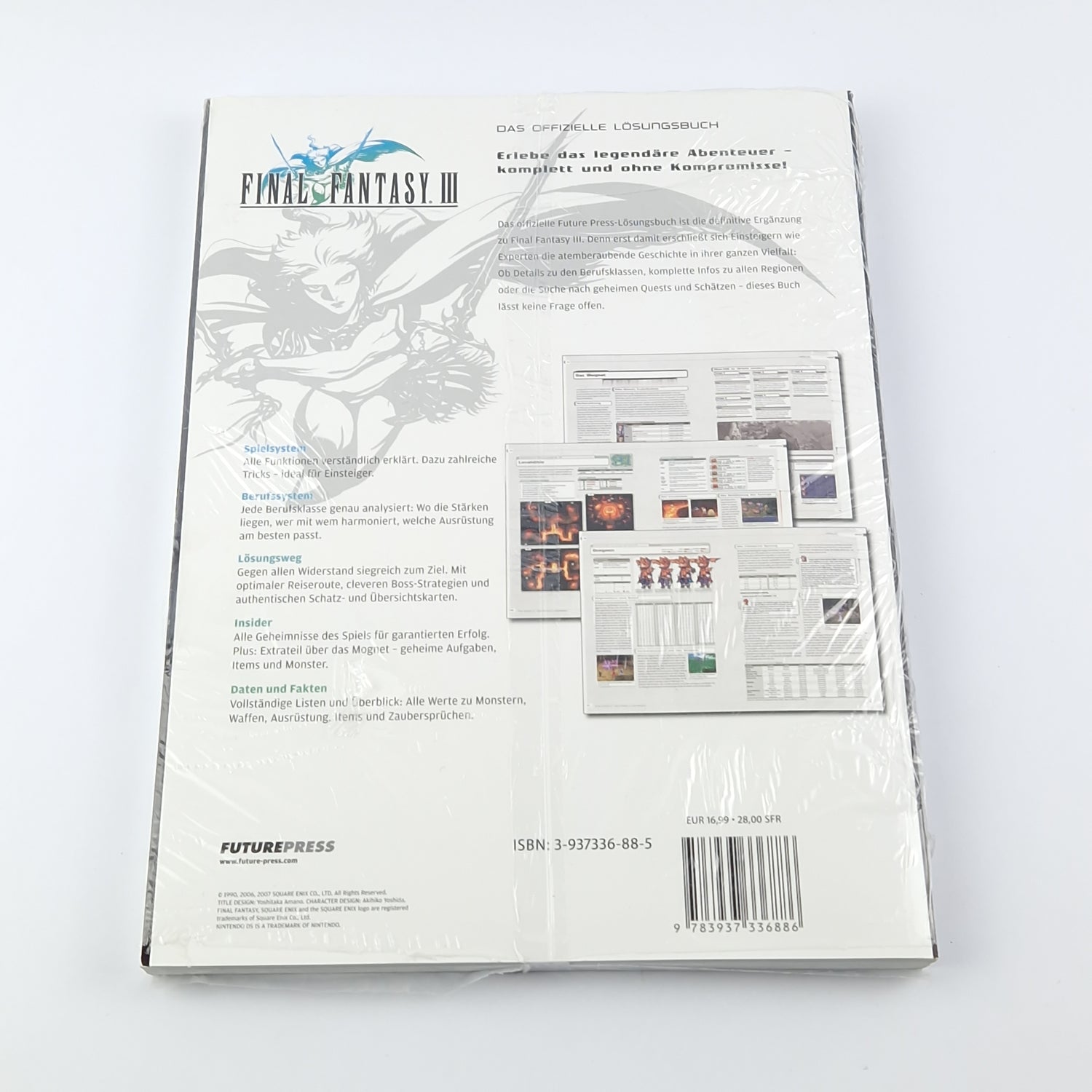 Nintendo DS Spiel : Final Fantasy III + FF 3 das offizielle Lösungsbuch neu