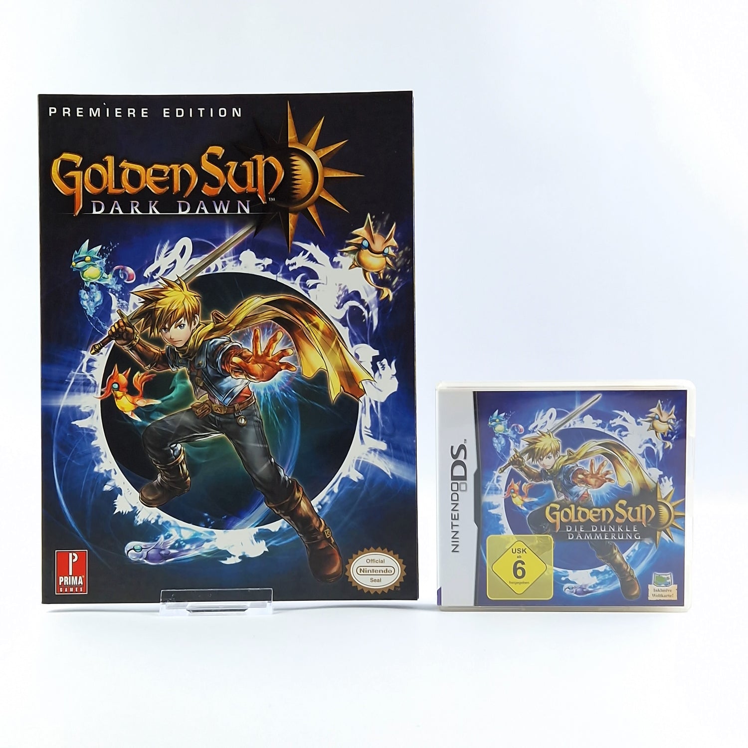 Nintendo DS Spiel : Golden Sun die dunkle Dämmerung + Prima Games Guide