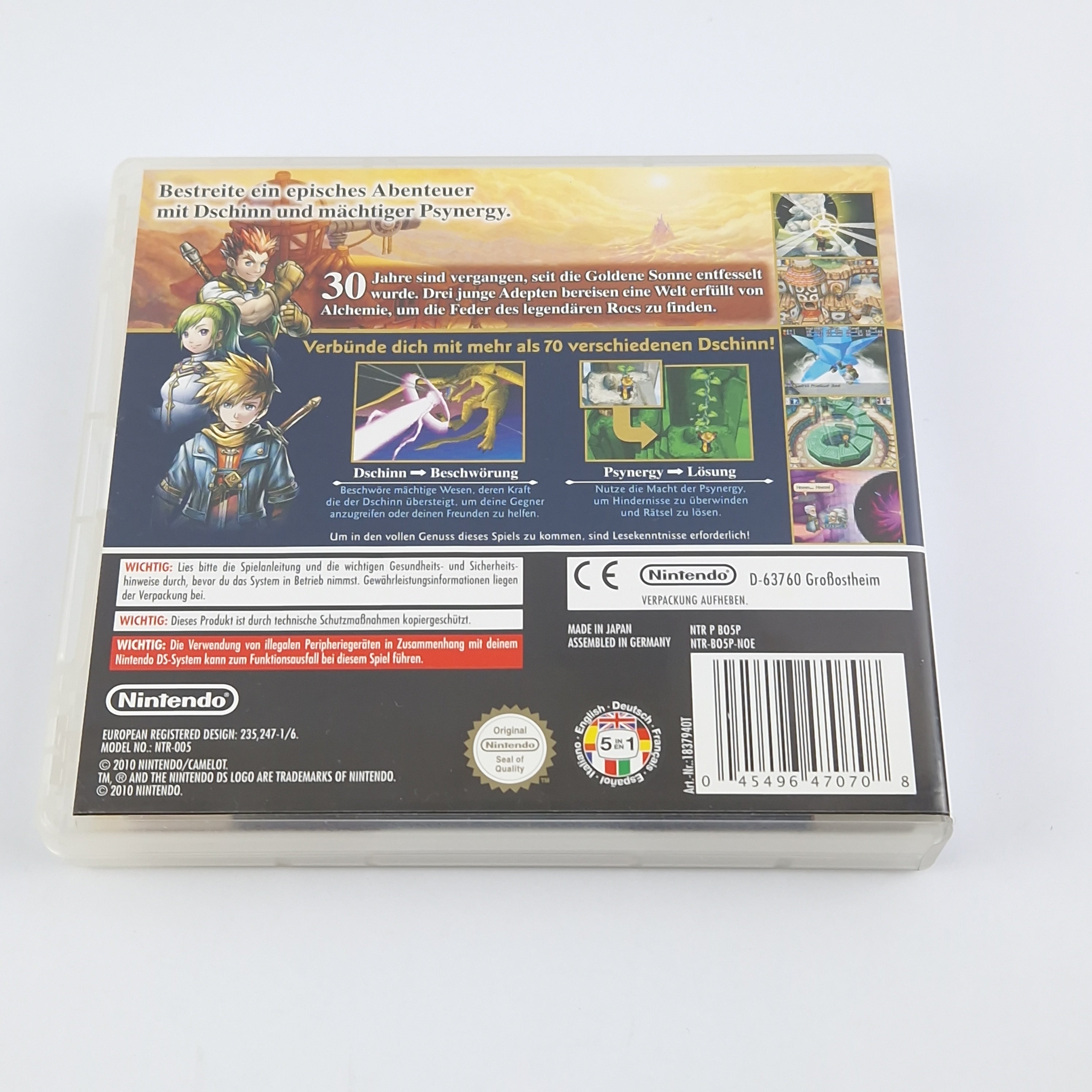 Nintendo DS Spiel : Golden Sun die dunkle Dämmerung + Prima Games Guide