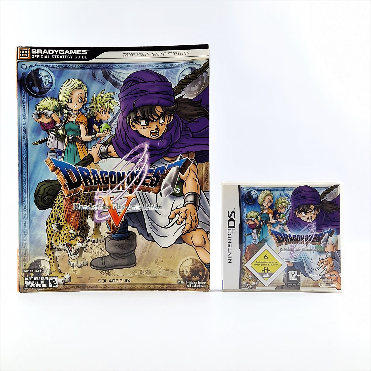 Nintendo DS Spiel : Dragon Quest Die Hand der Himmelsbraut + Bradygames Guide