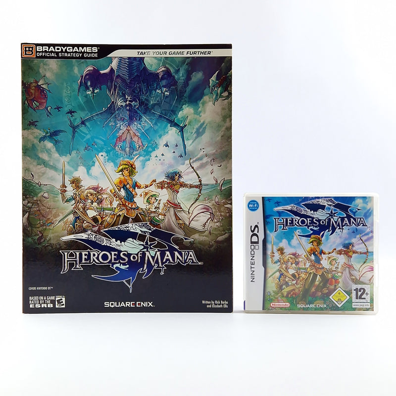 Nintendo DS Spiel : Heroes of Mana + Bradygames Guide Square Enix