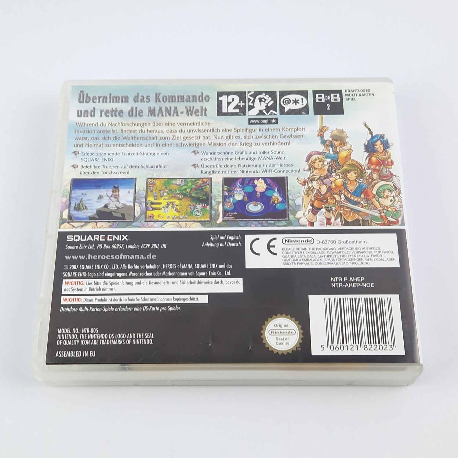 Nintendo DS Spiel : Heroes of Mana + Bradygames Guide Square Enix