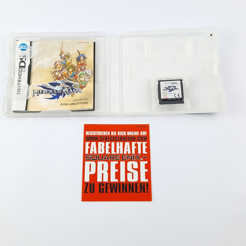 Nintendo DS Spiel : Heroes of Mana + Bradygames Guide Square Enix