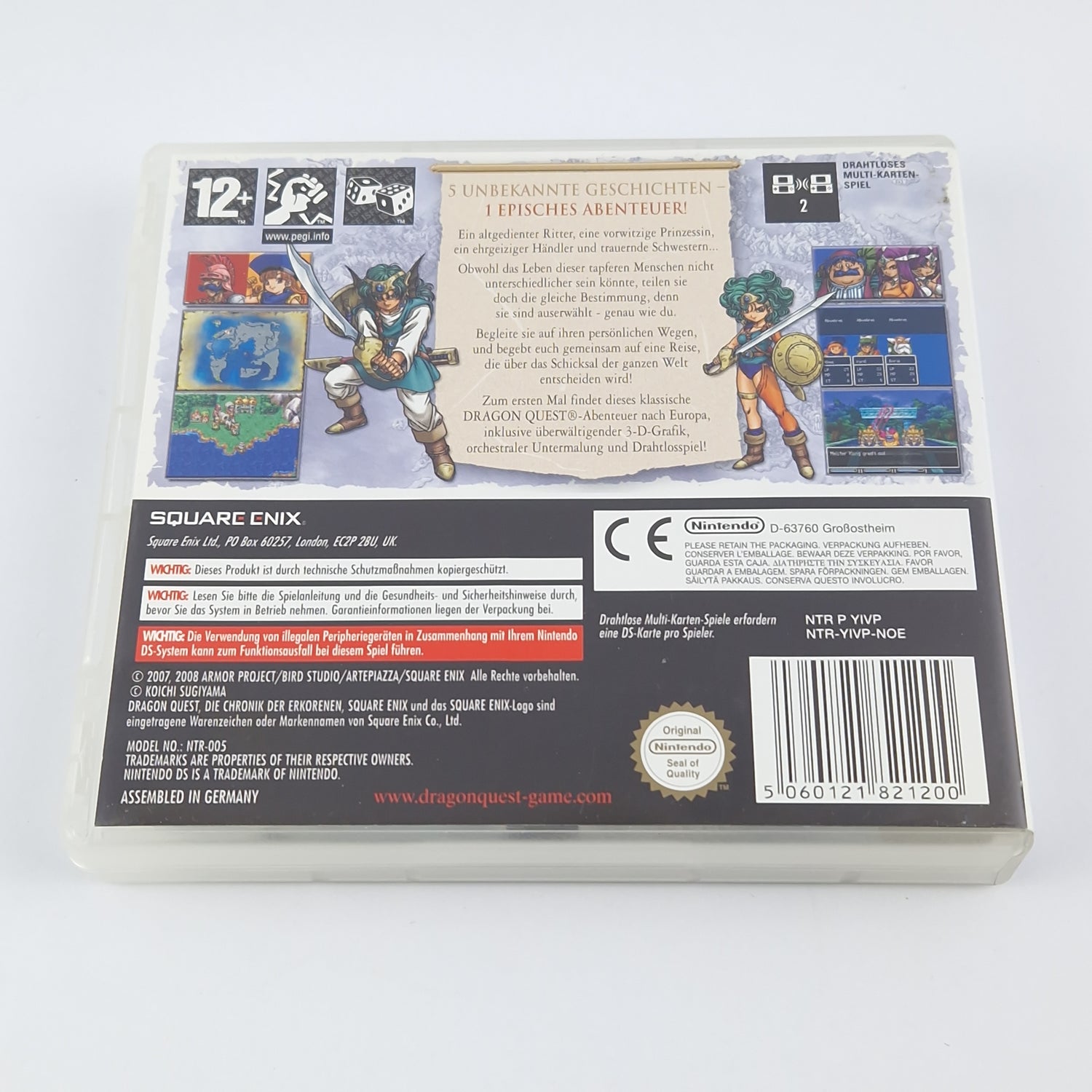 Nintendo DS Spiel : Dragon Quest IV 4 Die Chronik der Erkorenen + Guide