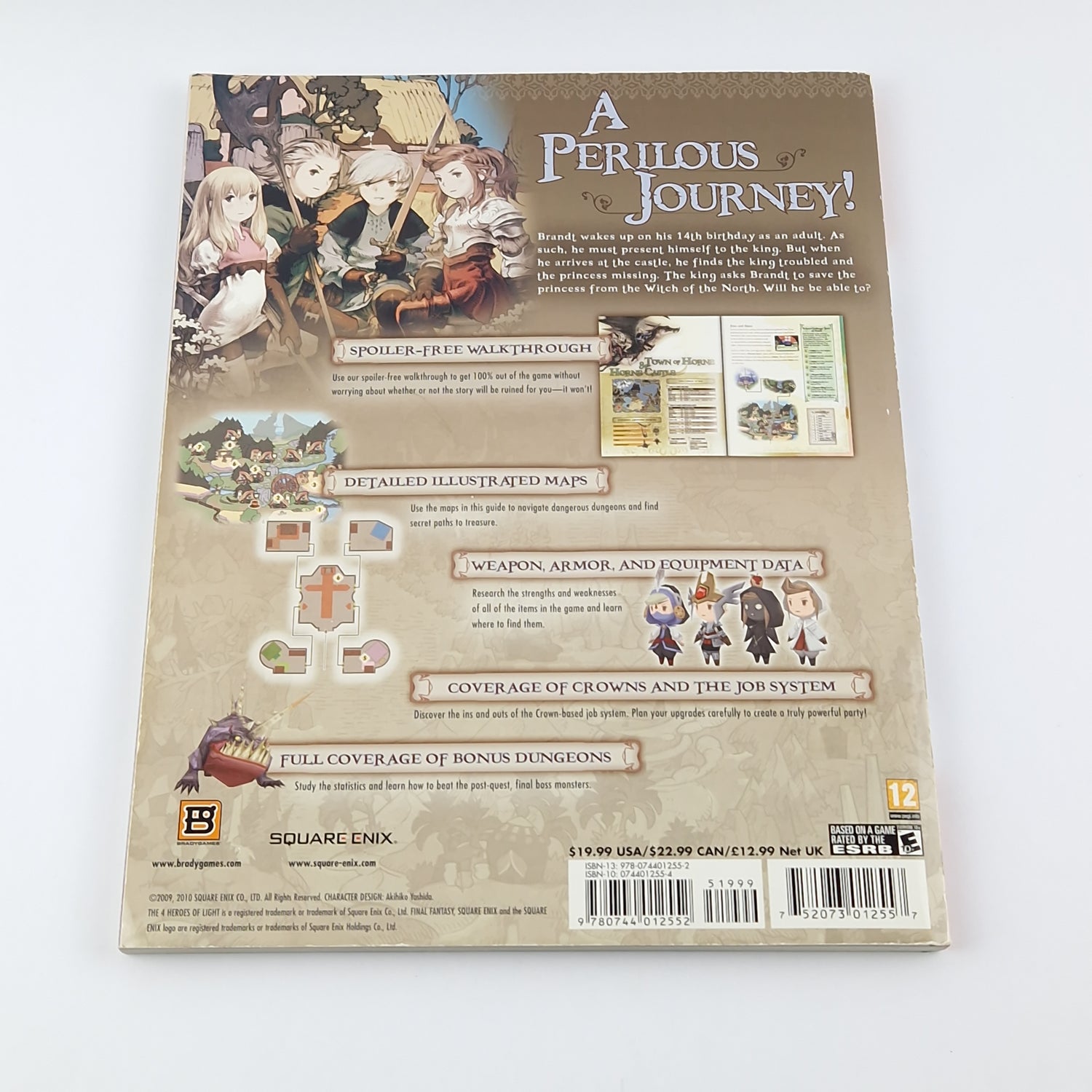 Nintendo DS Spiel : Final Fantasy The 4 Heroes of Light + Bradygames Guide