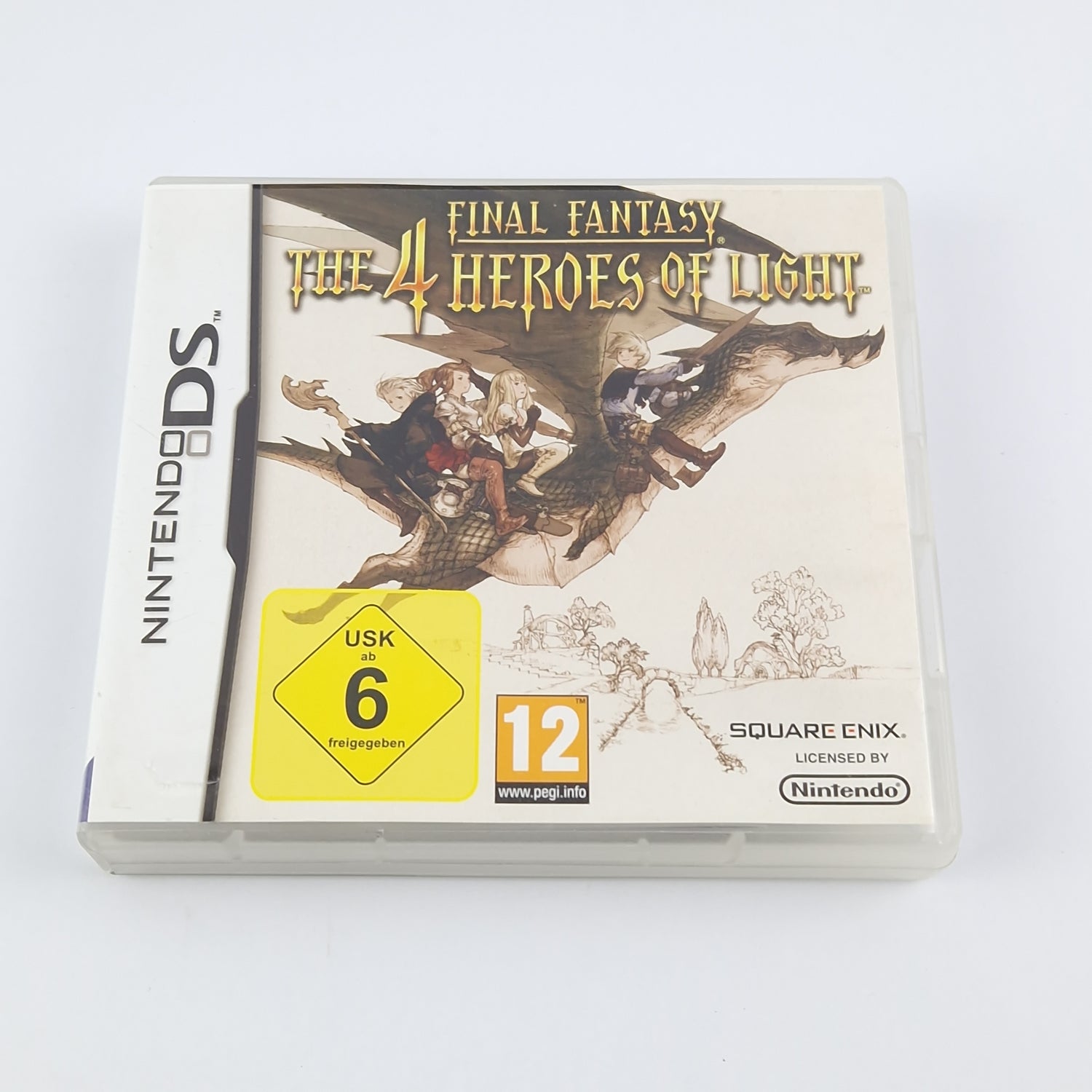 Nintendo DS Game : Final Fantasy The 4 Heroes of Light + Bradygames Guide