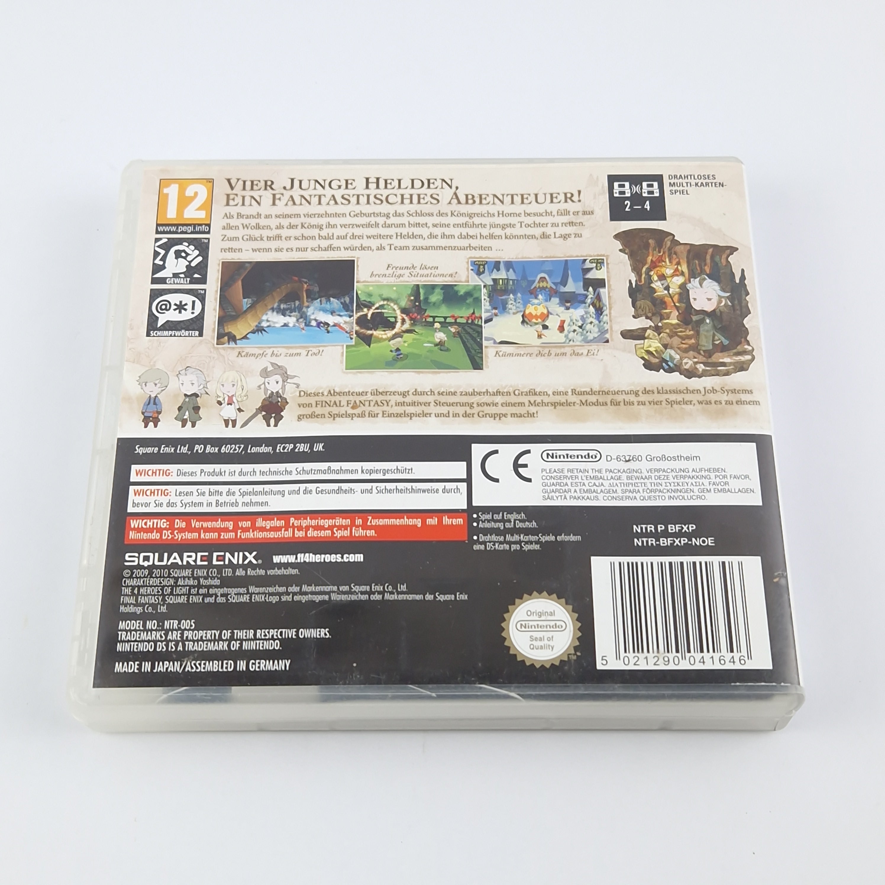 Nintendo DS Spiel : Final Fantasy The 4 Heroes of Light + Bradygames Guide