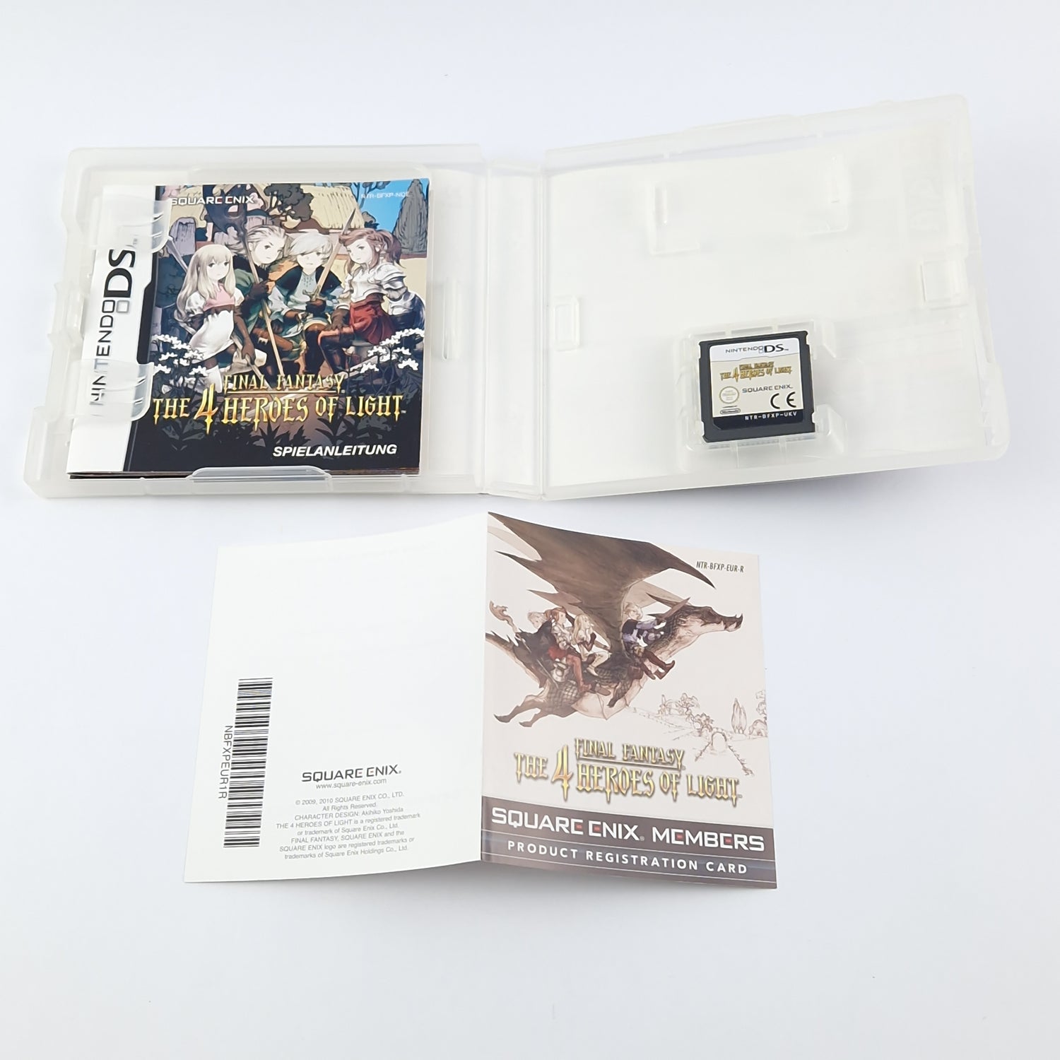 Nintendo DS Game : Final Fantasy The 4 Heroes of Light + Bradygames Guide