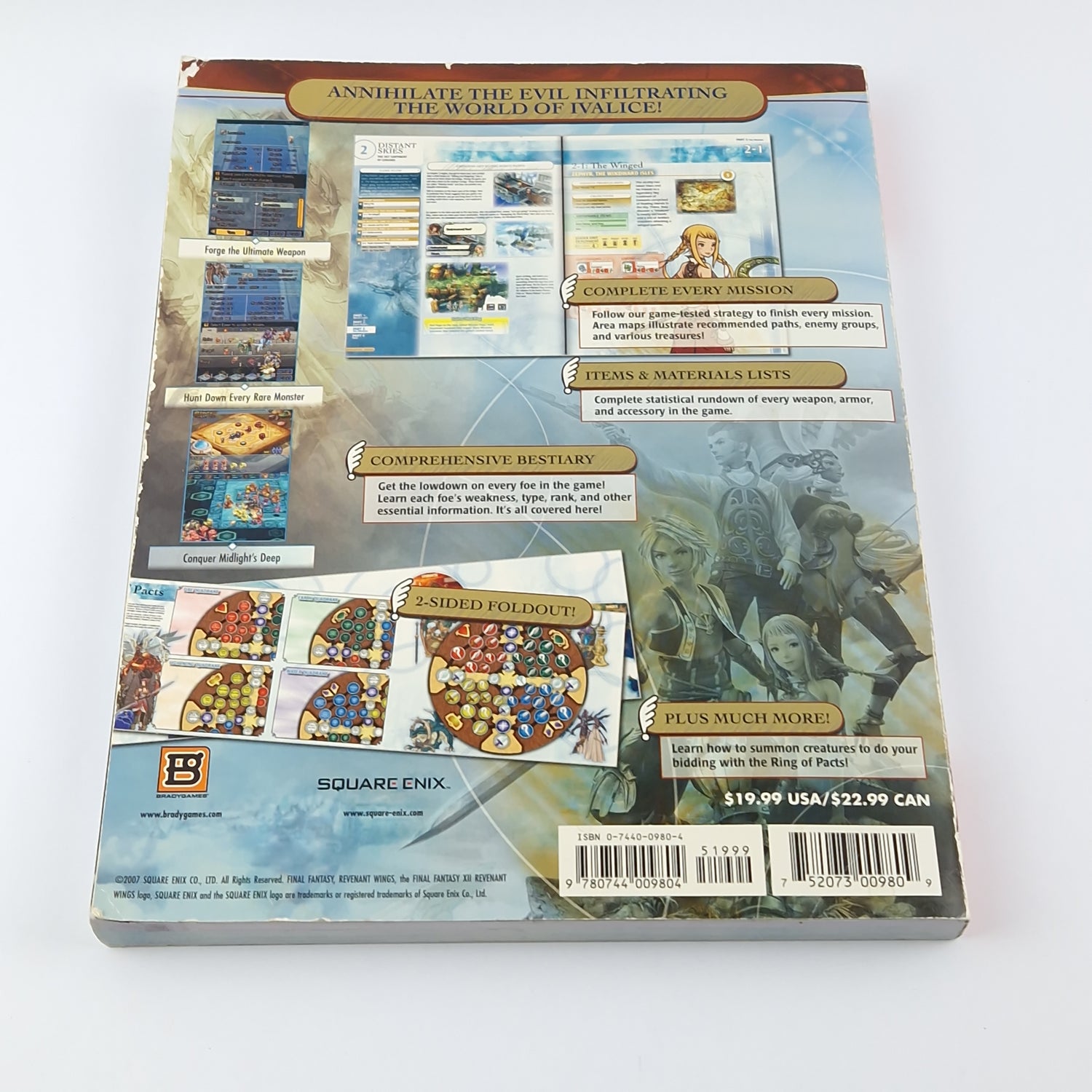 Nintendo DS Spiel : Final Fantasy XII Revenant Wings + Bradygames Guide