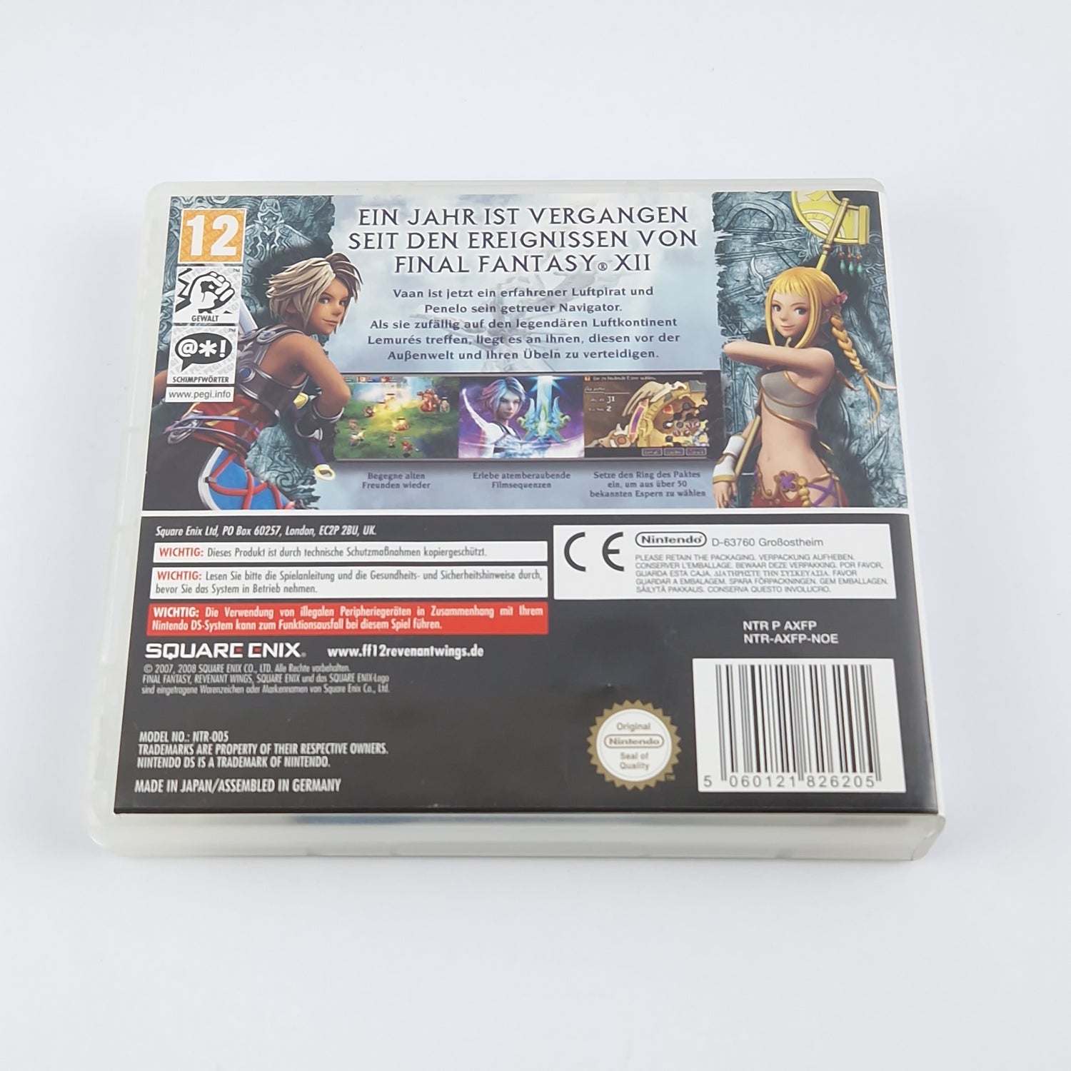 Nintendo DS Game: Final Fantasy XII Revenant Wings + Bradygames Guide
