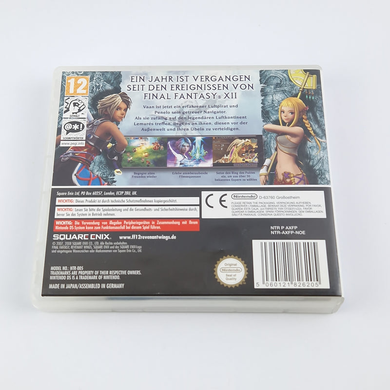Nintendo DS Game: Final Fantasy XII Revenant Wings + Bradygames Guide