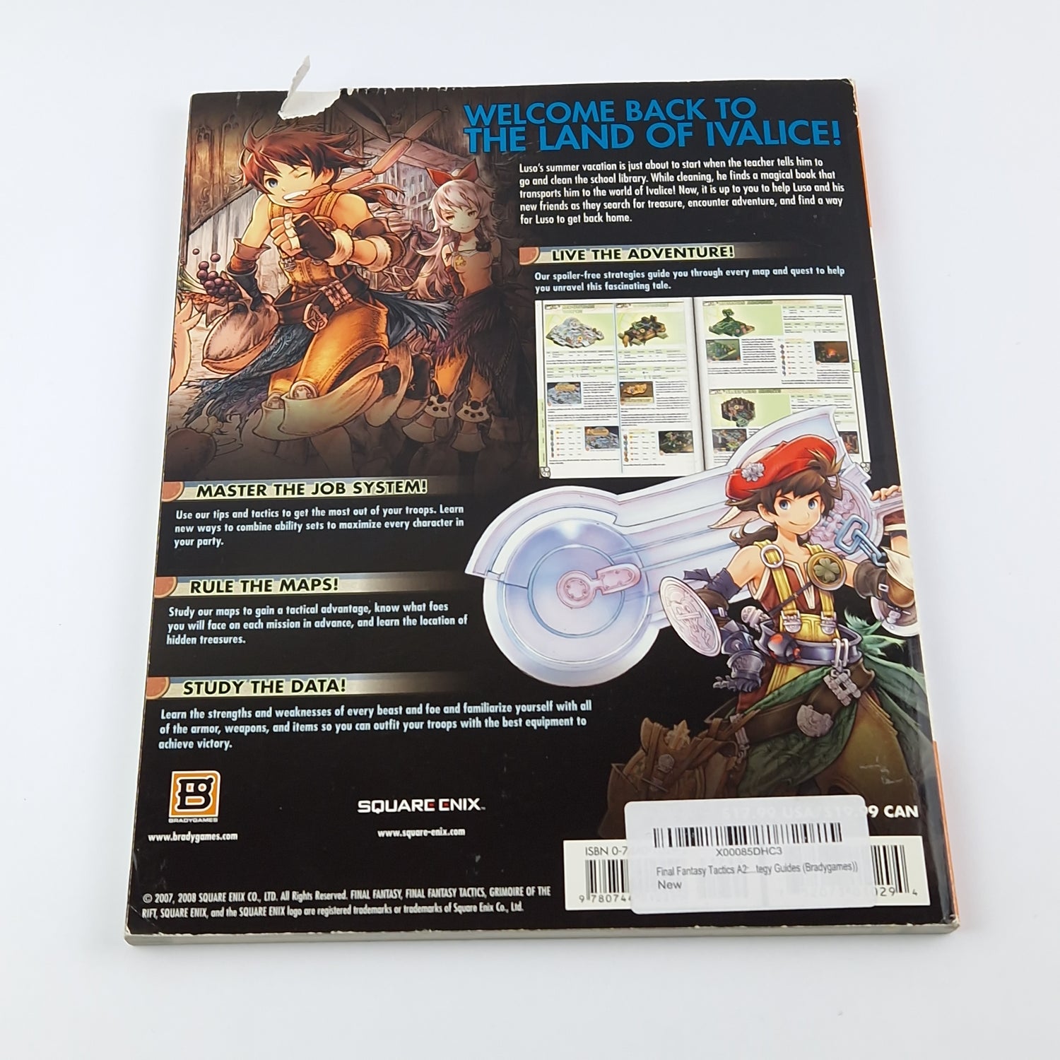 Nintendo DS Game: Final Fantasy Tactics A2 Grimoire of the Rift + Guide