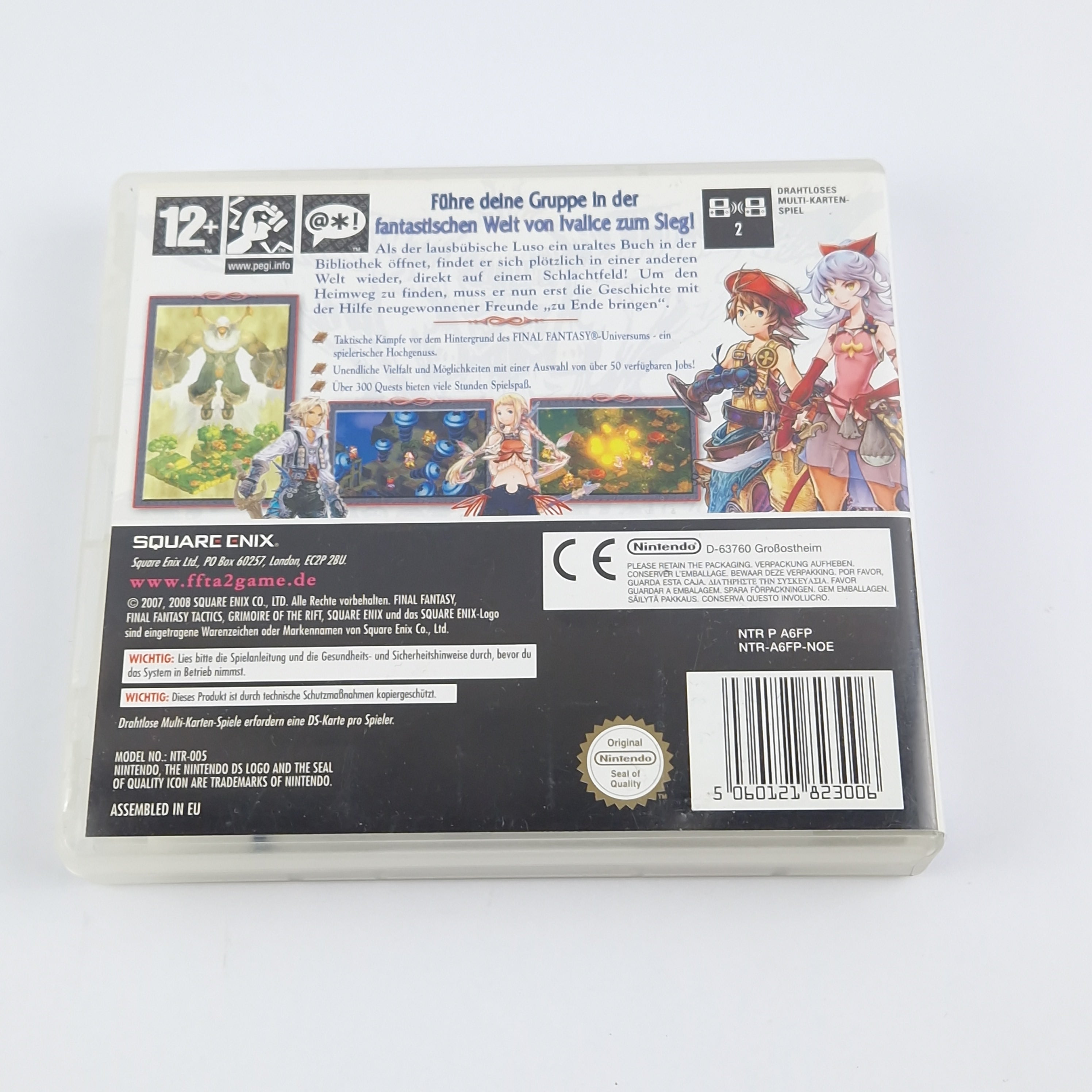 Nintendo DS Spiel : Final Fantasy Tactics A2 Grimoire of the Rift + Guide