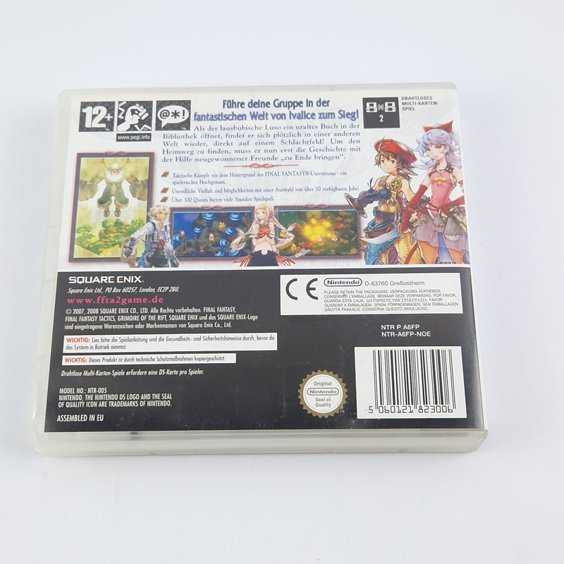 Nintendo DS Spiel : Final Fantasy Tactics A2 Grimoire of the Rift + Guide
