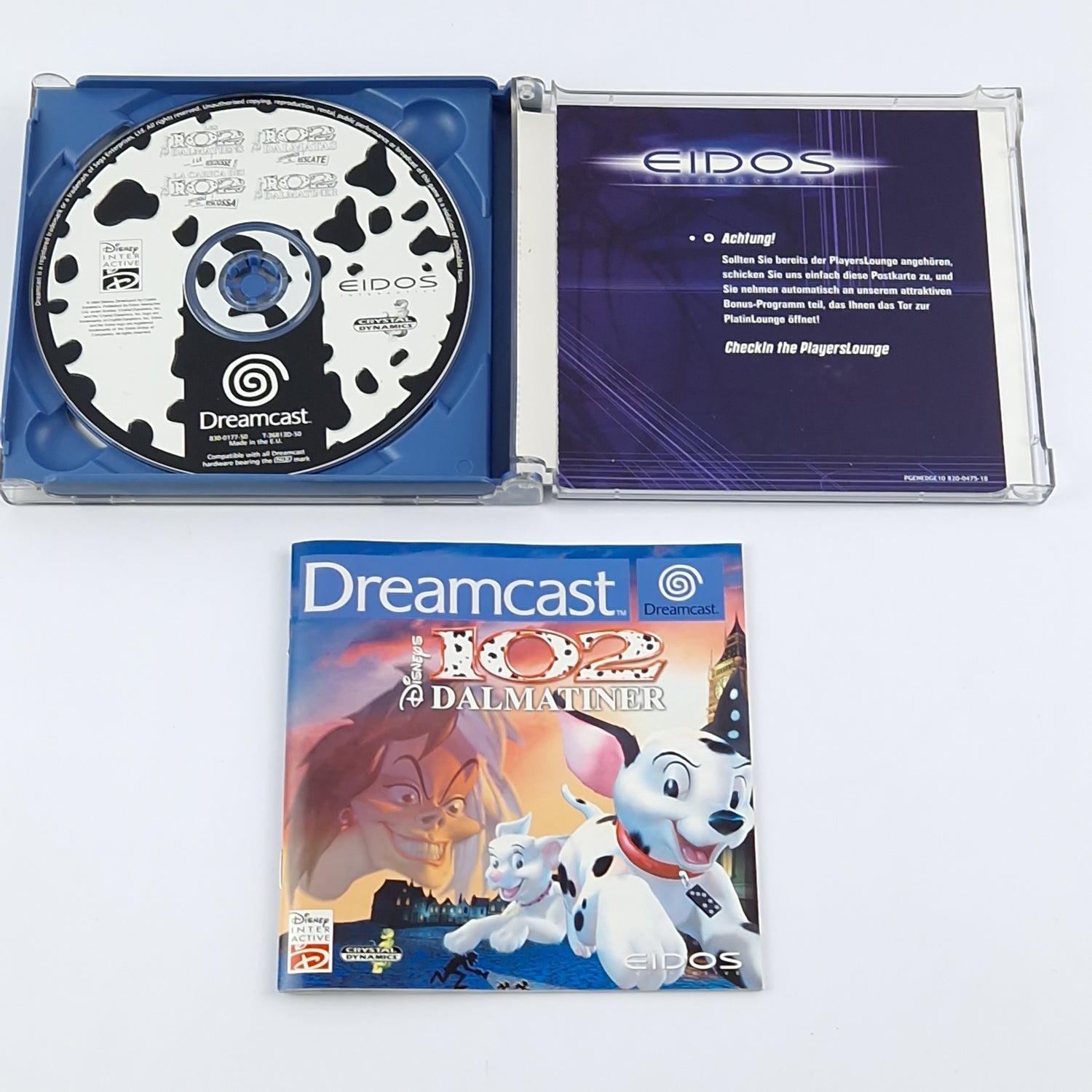 Sega Dreamcast Game: Disney's 102 Dalmatians - OVP Instructions CD | PAL DC Game