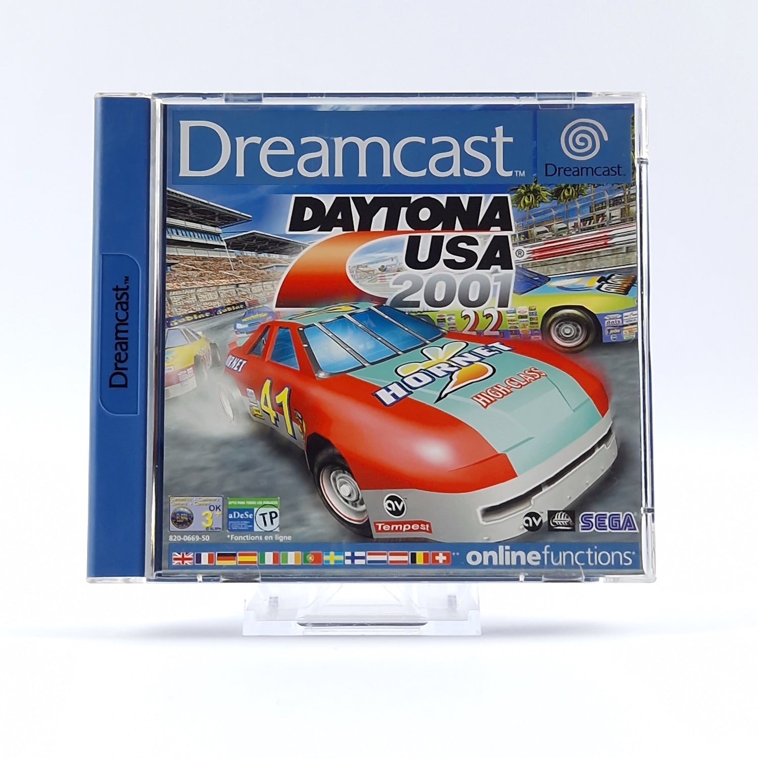 Sega Dreamcast Spiel : Daytona USA 2001 - OVP Anleitung CD | PAL DC Game