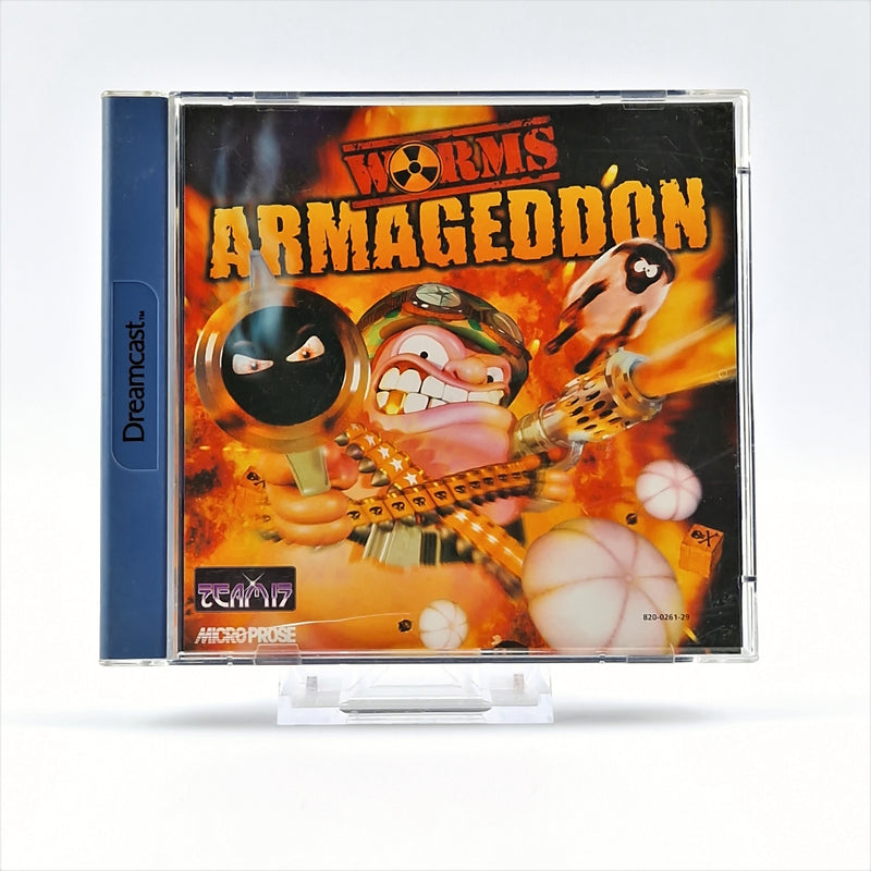 Sega Dreamcast Spiel : Worms Armageddon - OVP Anleitung CD | PAL DC Game