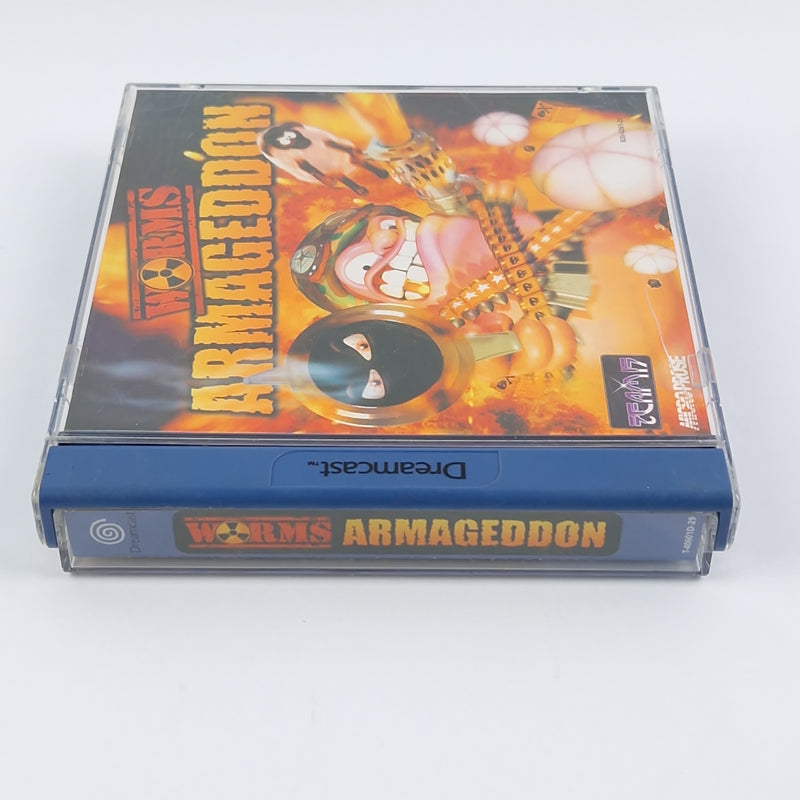 Sega Dreamcast Spiel : Worms Armageddon - OVP Anleitung CD | PAL DC Game