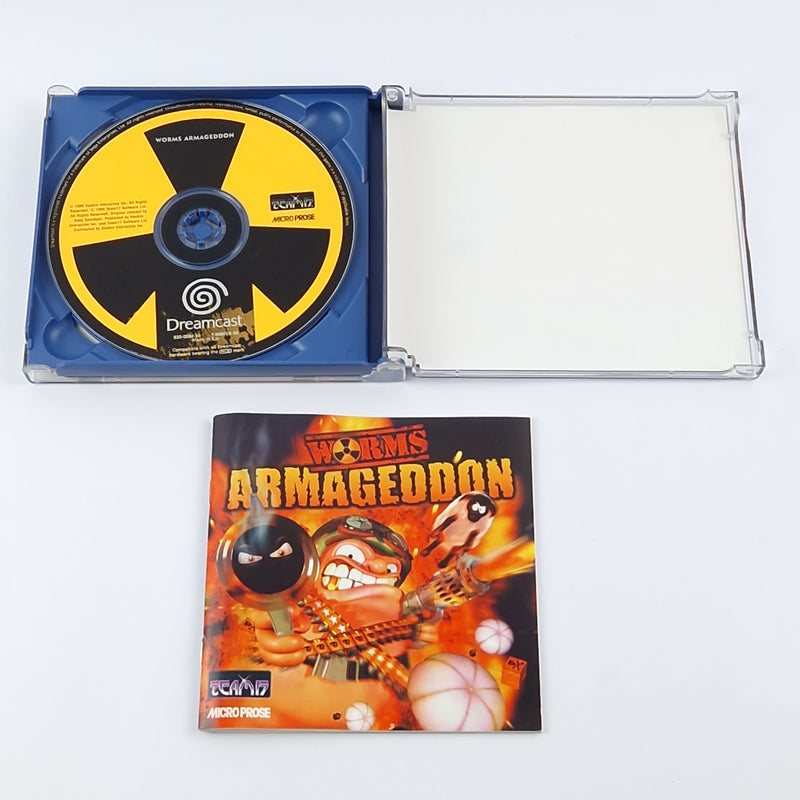 Sega Dreamcast Spiel : Worms Armageddon - OVP Anleitung CD | PAL DC Game